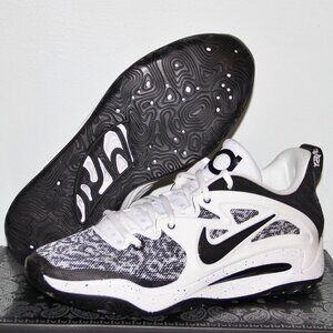 Nike KD 15 White Black Speckled Basketball Shoes Mens 10